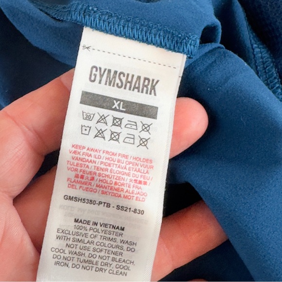 Gymshark Men’s Arrival 7” Shorts Petrol Blue - size XL - EUC - Picture 7 of 8